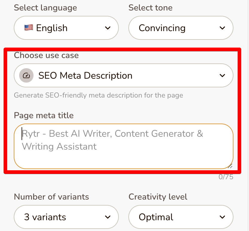 Генератор мета-описания SEO