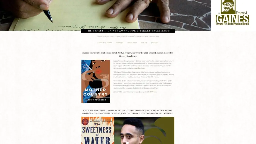 Премия Эрнеста Дж. Гейнса за литературное мастерство