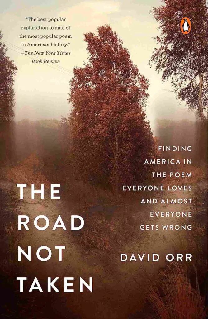 غلاف كتاب "الطريق غير المأخوذ" لروبرت فروست
