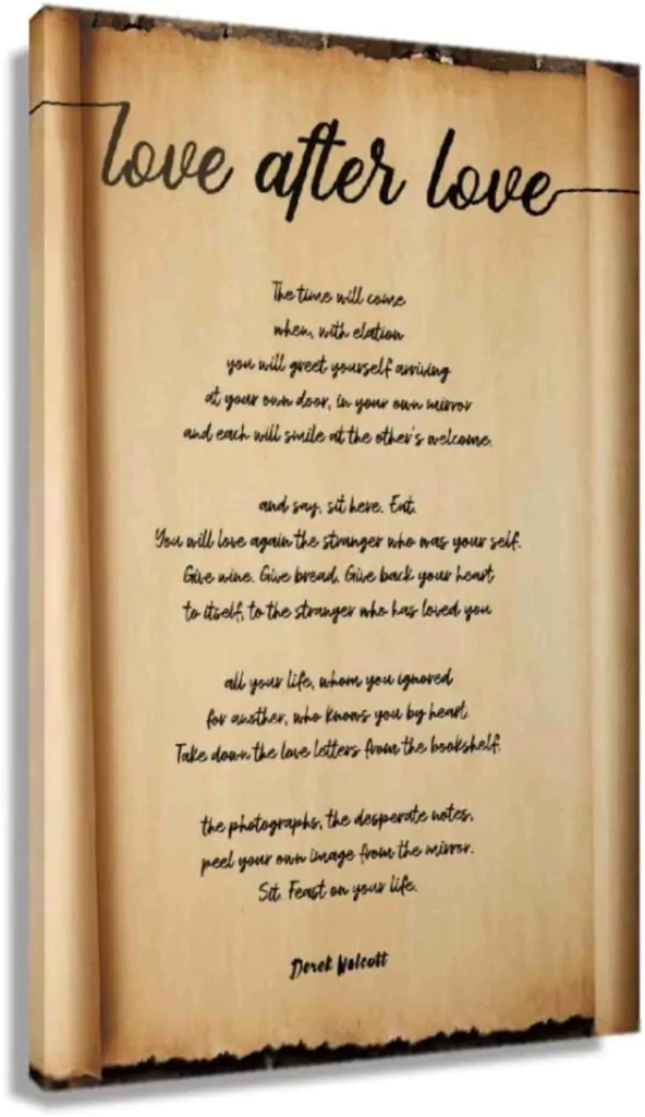 "L'amour après l'amour", un poème de Derek Walcott