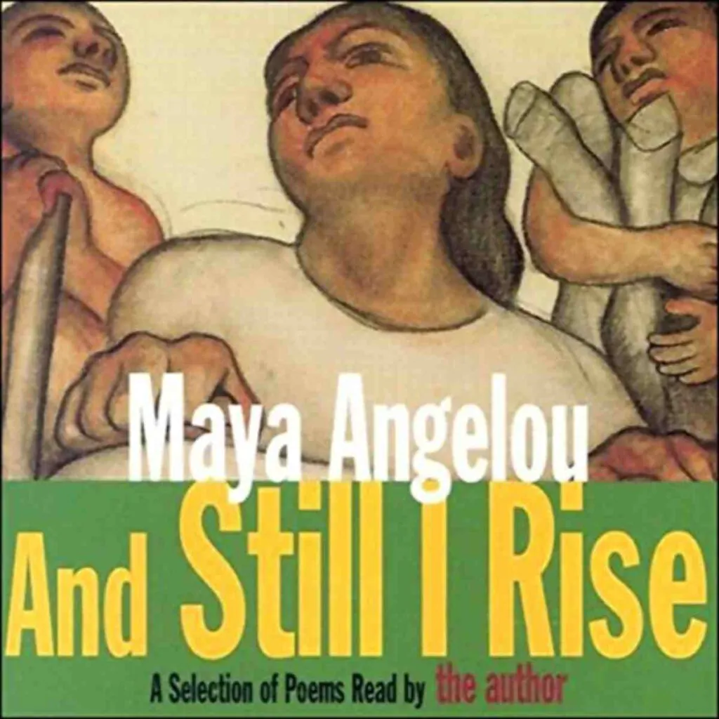 Maya Angelou'nun "Hala Yükseliyorum" kitabının kapağı