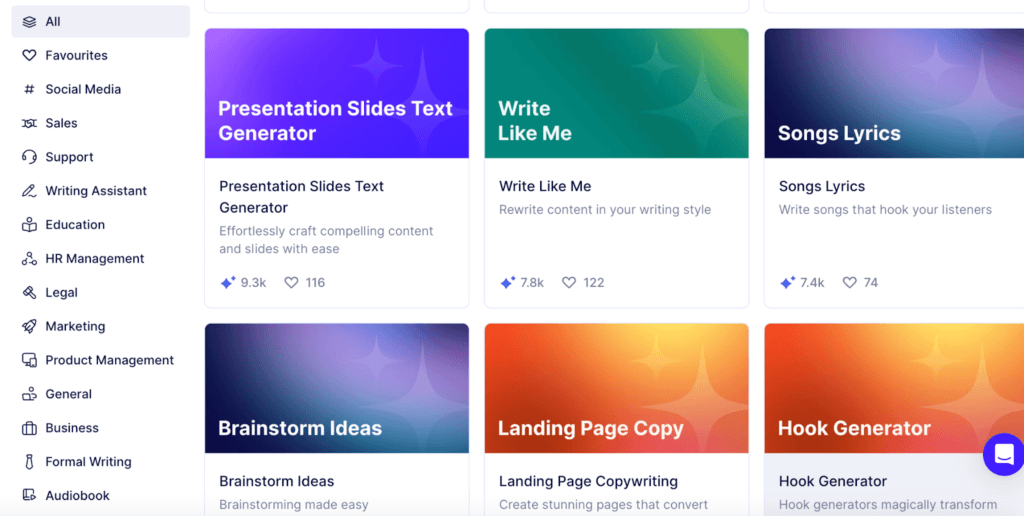 응집력 있는 AI 대시보드