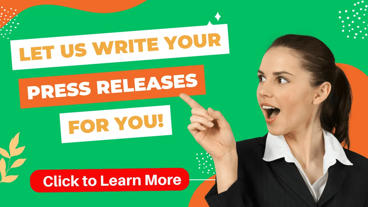 あなたのためにプレスリリースを書きましょう